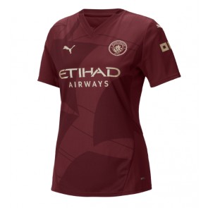 Manchester City Tercera Equipación Mujer 2024-25 Manga Corta